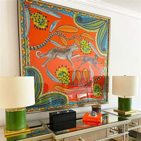 hermes scarf art wall|list of hermes scarf designs.